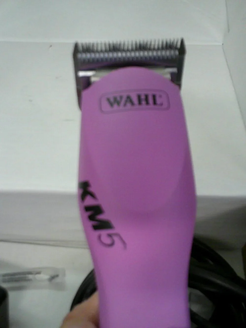 Wahl KM5 - 2 Speed PURPLE Brushless Motor Dog Cat Clippers With #10 Blade